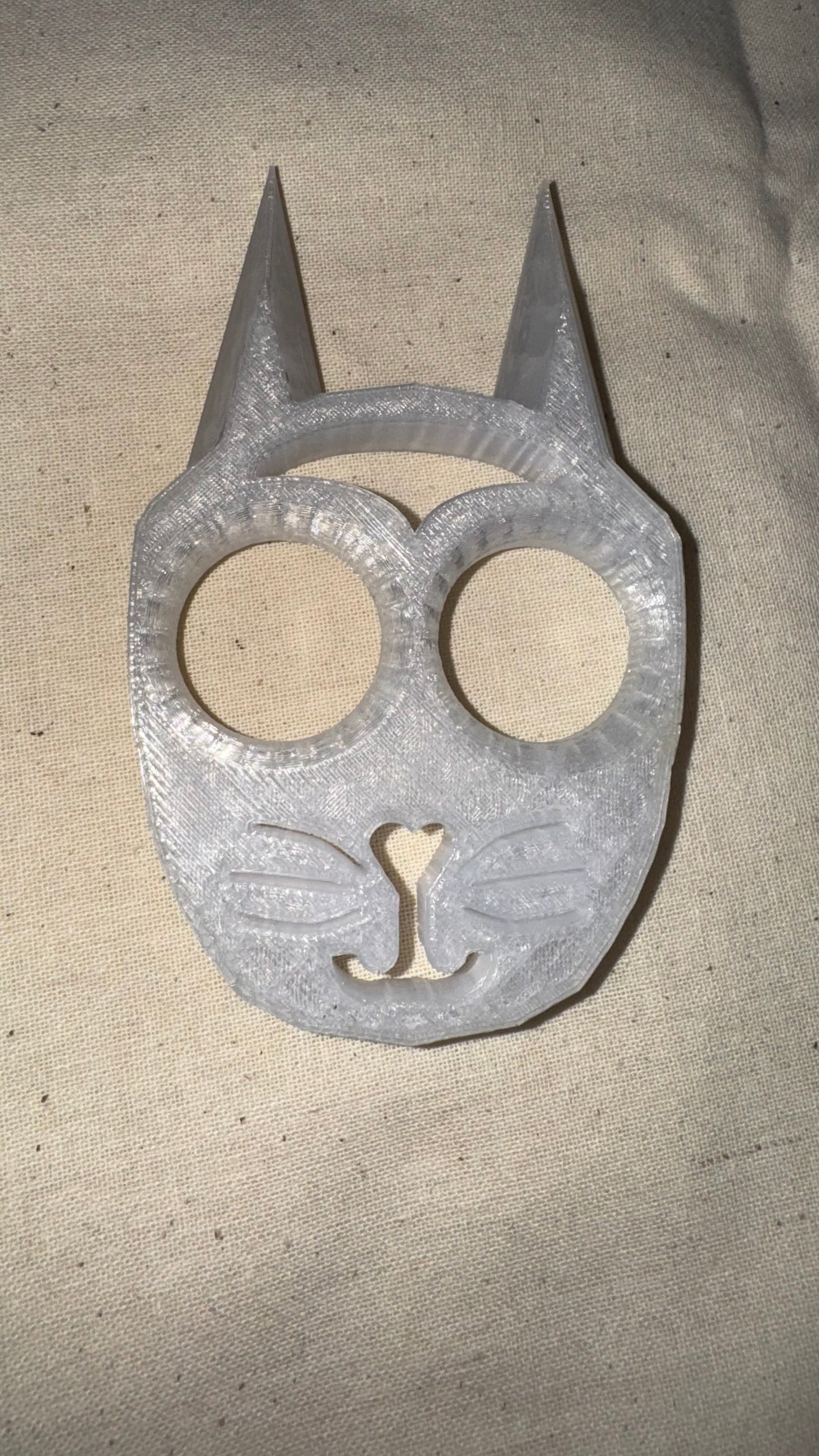 Cat Face Polycarbonate Knuckle