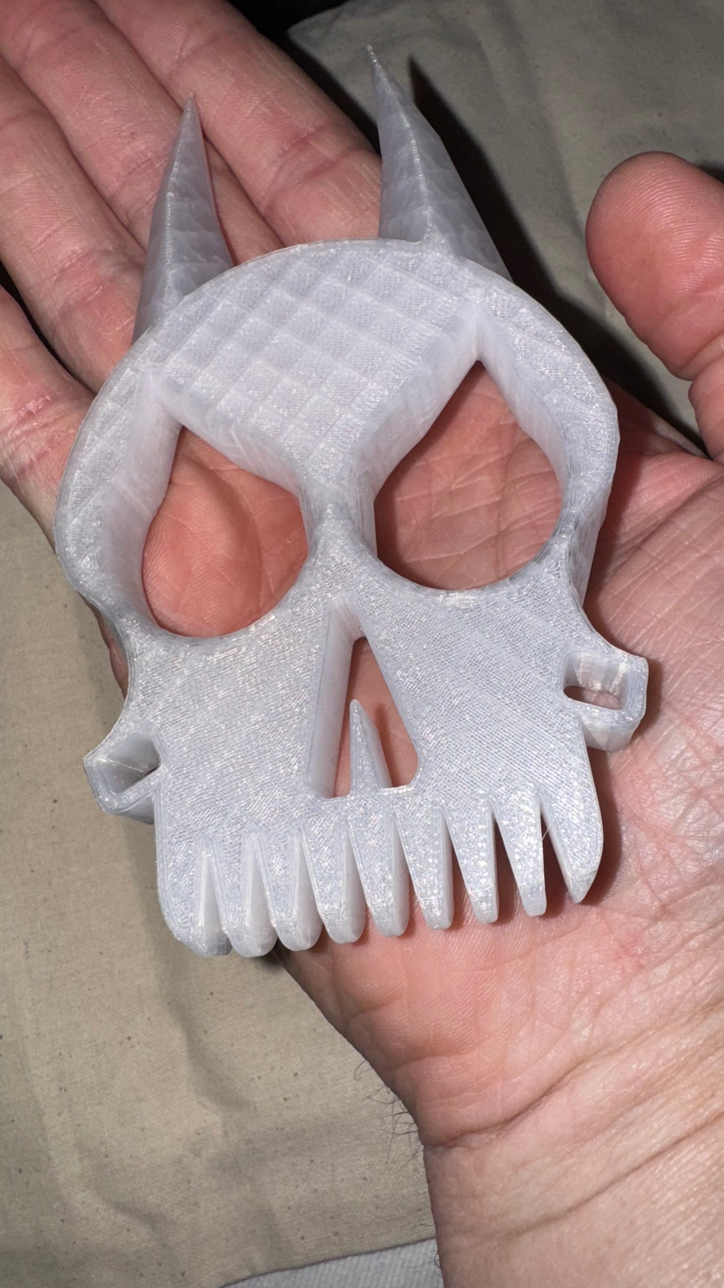 Polycarbonate Skull Knuckle