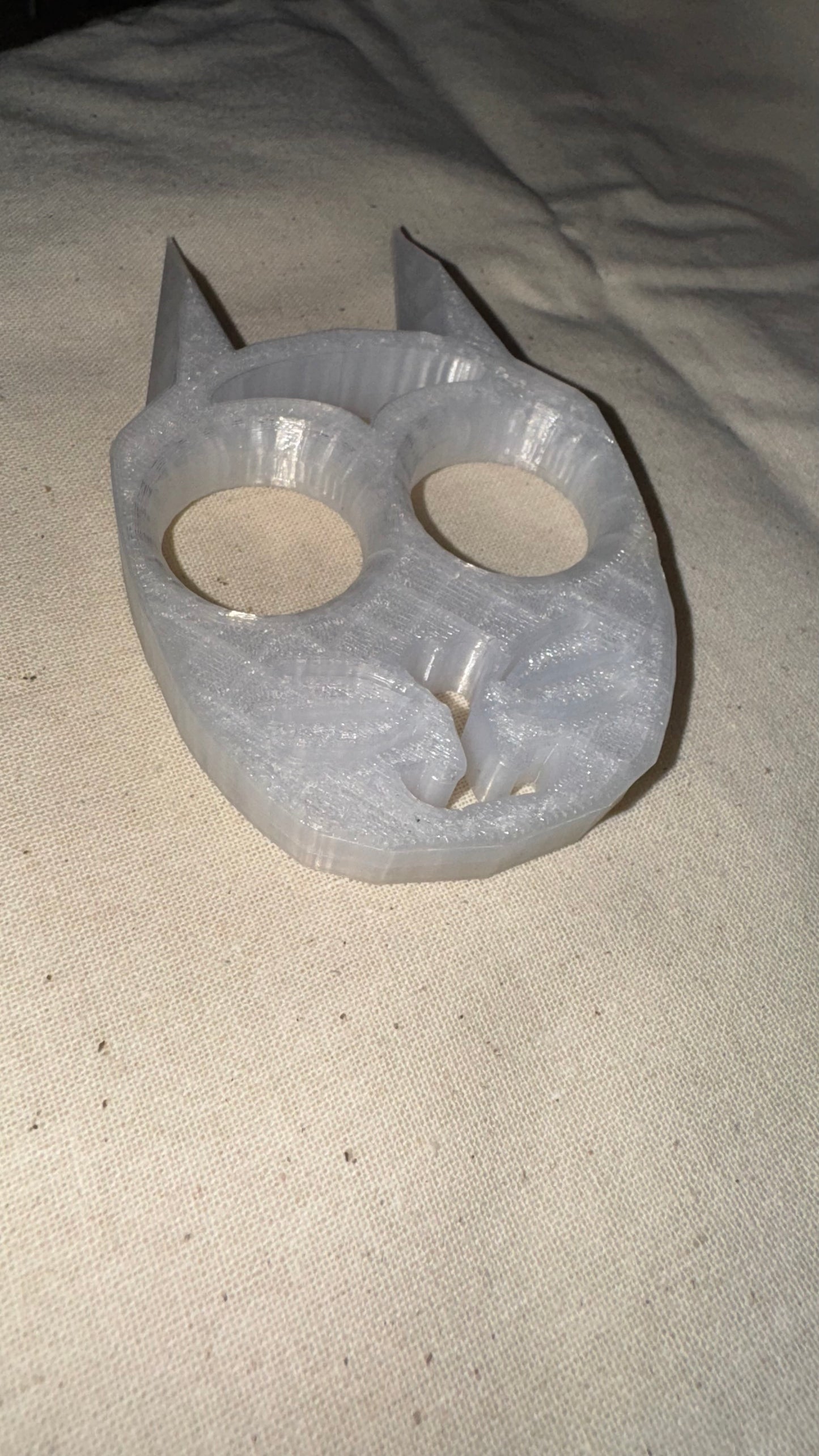 Cat Face Polycarbonate Knuckle