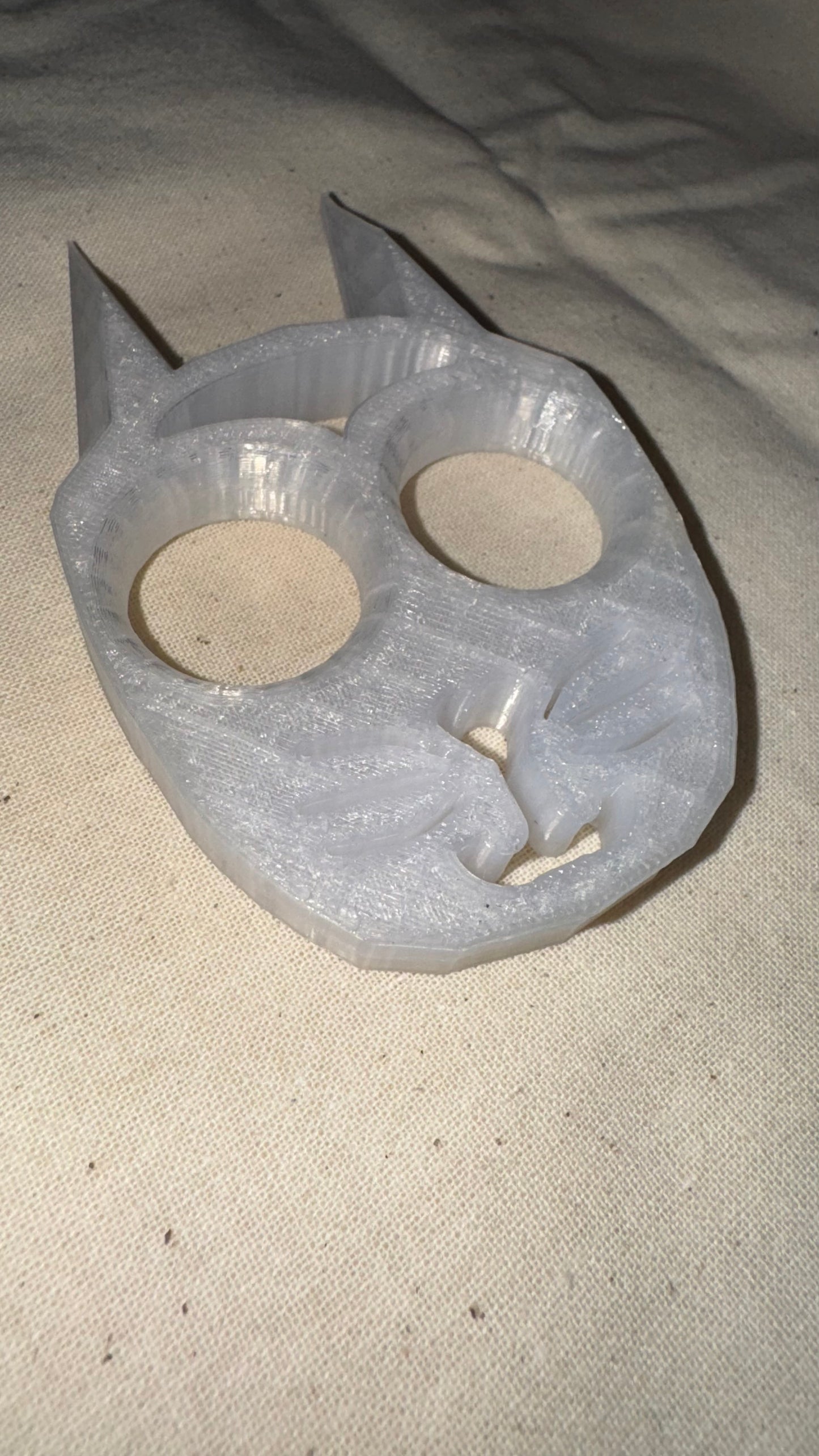 Cat Face Polycarbonate Knuckle