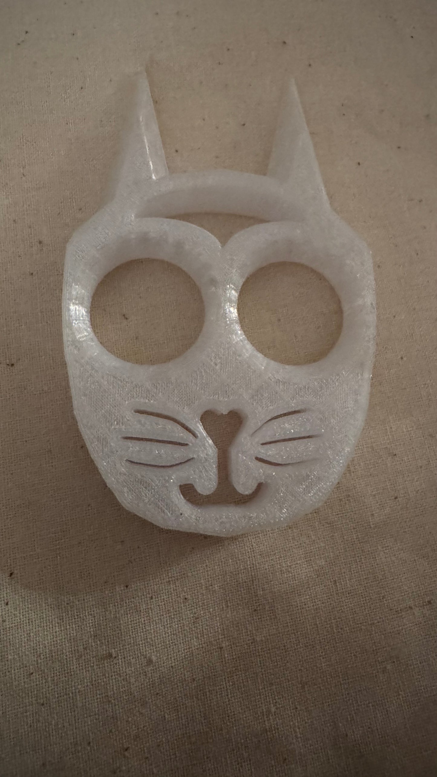 Cat Face Polycarbonate Knuckle