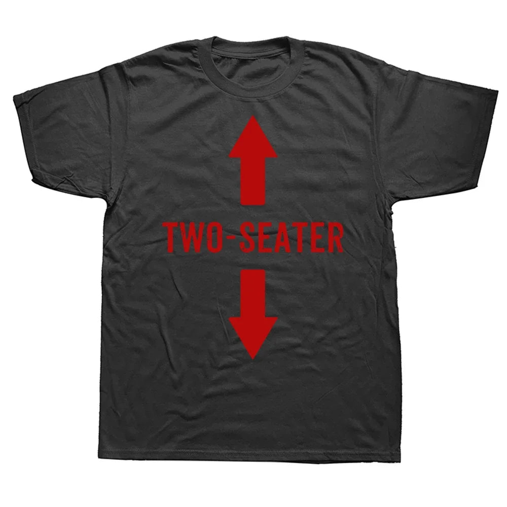 Two Seater T Shirts Graphic Cotton Streetwear Short Sleeve 2 Seater Dad Adult Humor Gifts Summer Style T-shirt Mens Clothing