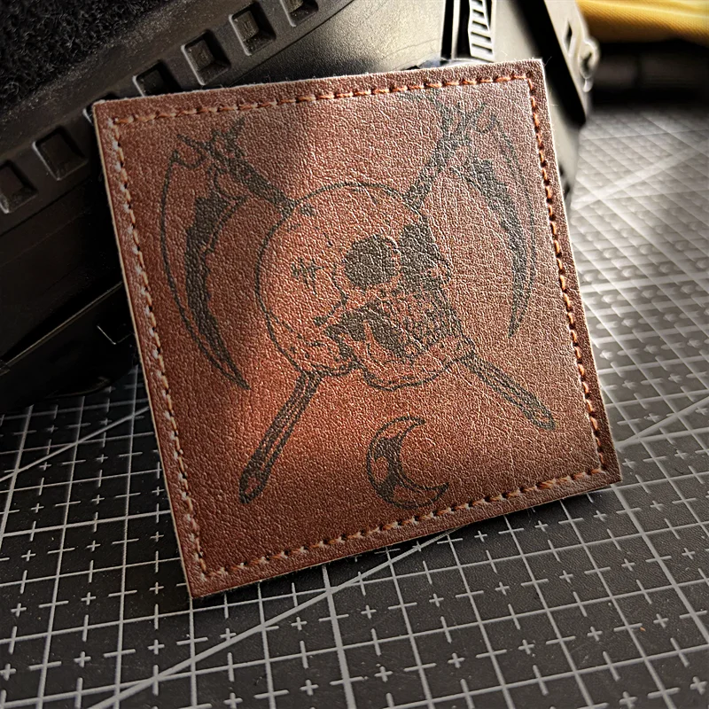 Sickle Reaper Leather Patch