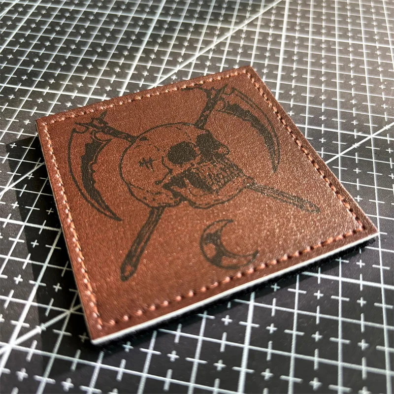 Sickle Reaper Leather Patch