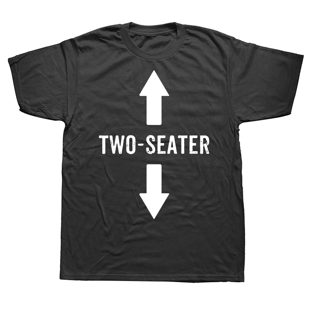 Two Seater T Shirts Graphic Cotton Streetwear Short Sleeve 2 Seater Dad Adult Humor Gifts Summer Style T-shirt Mens Clothing