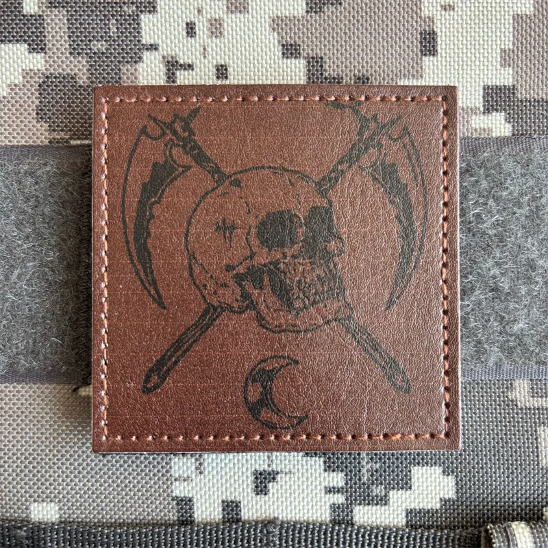 Sickle Reaper Leather Patch